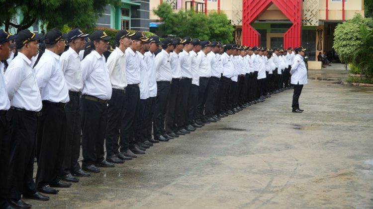 Orientasi Pegawai Pemerintah dengan Perjanjian Kerja (P3K) Tahap II Formasi Tahun 2024 dengan apel pagi. (Foto: Istimewa)