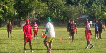 Wanamba FC Mantapkan Strategi Menuju 16 Besar TKBM & Dandim Cup II 2025