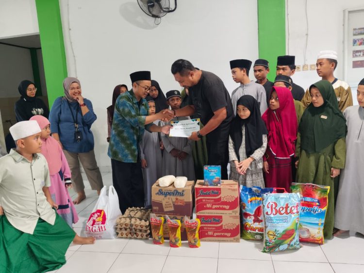 Donasi yang disalurkan berupa bahan makanan pokok serta kebutuhan harian untuk mendukung pemenuhan gizi dan kebutuhan anak-anak di panti. (Foto: Istimewa)
