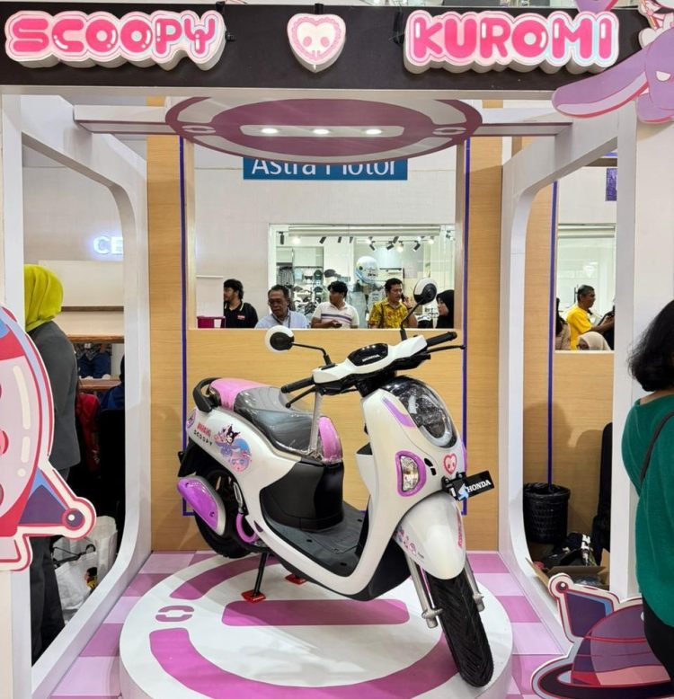 New Honda Scoopy Kuromi di Papua. (Foto: Istimewa)