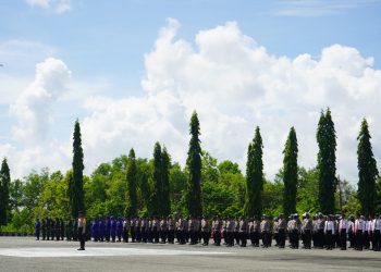 Polres Jayapura Gelar Apel Kesiapsiagaan Hadapi Potensi Bencana Hidrometeorologi