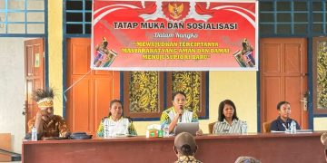 Wujudkan Supiori Yang Aman & Damai, Dewan Adat Gelar Tatap Muka dan Sosialisasi