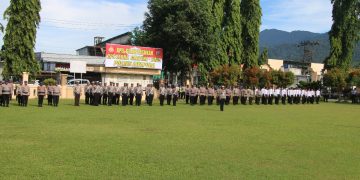 Apel Pasukan Operasi Zebra Cartenz 2025: Polres Jayapura Perketat Kedisiplinan Berlalu Lintas