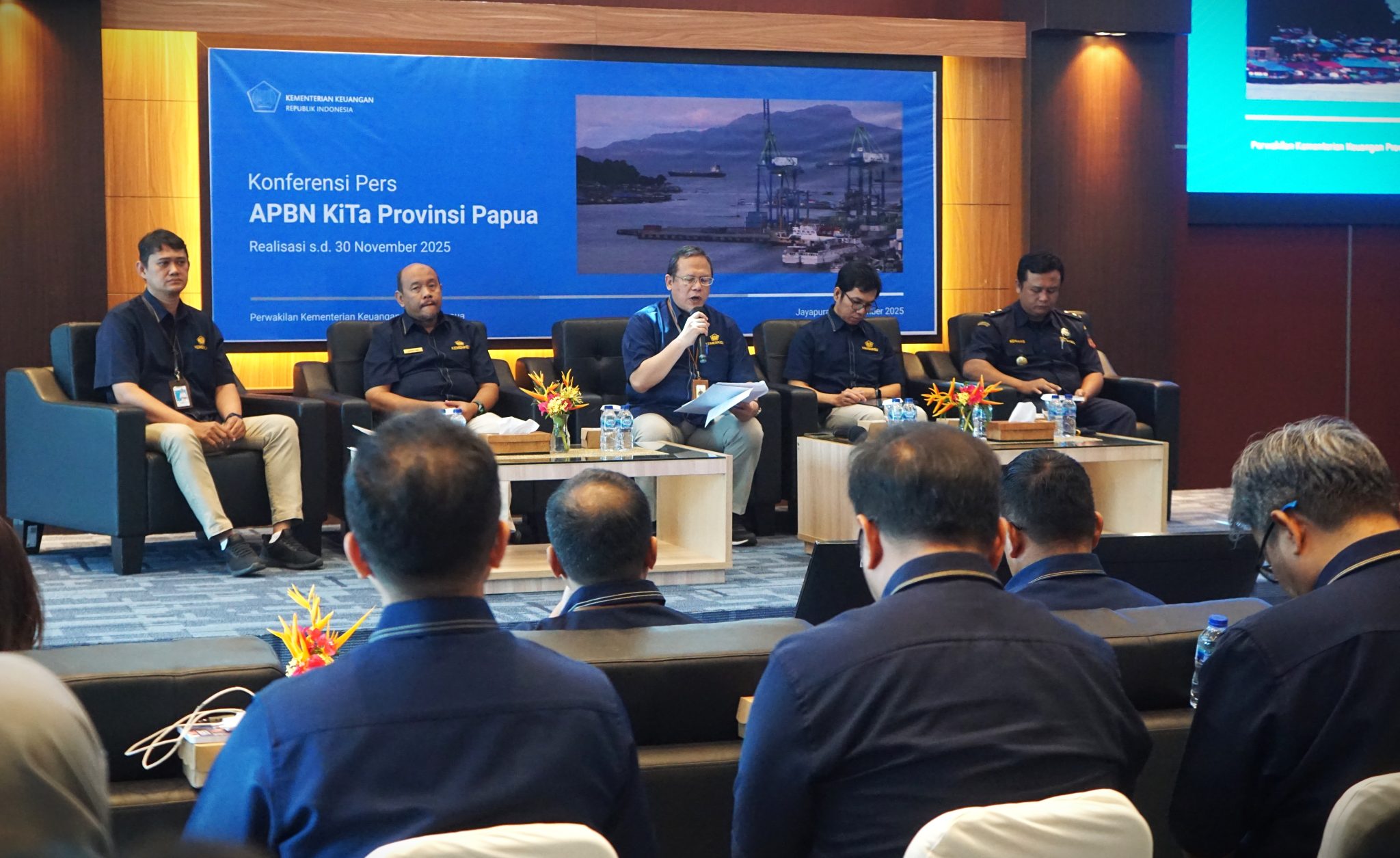 Konferensi Pers APBN KiTa, DJPb Papua Tegaskan Komitmen Transparansi Fiskal