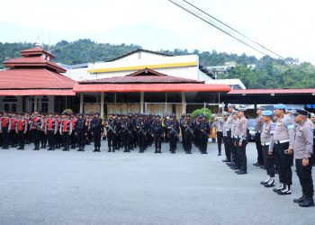Polda Papua Gelar Apel Kesiapsiagaan Antisipasi Gangguan Kamtibmas Jelang Agenda Kalender Lokal
