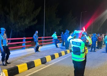 Cegah Gangguan Keamanan, Patroli Gabungan Polda Papua Menyisir Jayapura