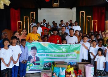 Kanwil Kemenag Papua Tebar Tali Asih ke Dua Panti Asuhan dalam rangka HAB ke-80