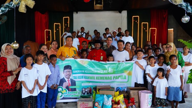 Bakti sosial berupa penyaluran tali asih ke dua panti asuhan di Kota Jayapura. (Foto: Istimewa)