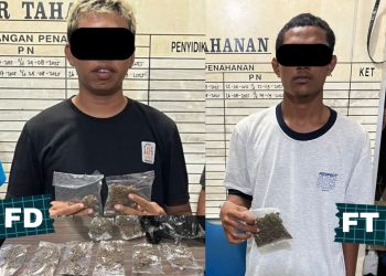 Ganja 320 Gram Disita, Dua Pengedar Dibekuk di Jayapura