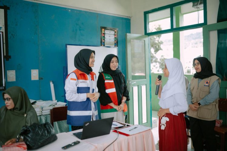 Program Sekolah Siaga dan Tanggap Bencana berkolaborasi dengan  BPBD dan FPRB. (Foto:Istimewa)