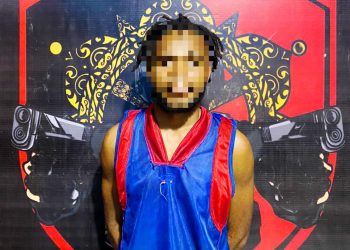 Pelaku Curanmor Diamankan Saat Dorong Motor Curian di Jayapura Utara