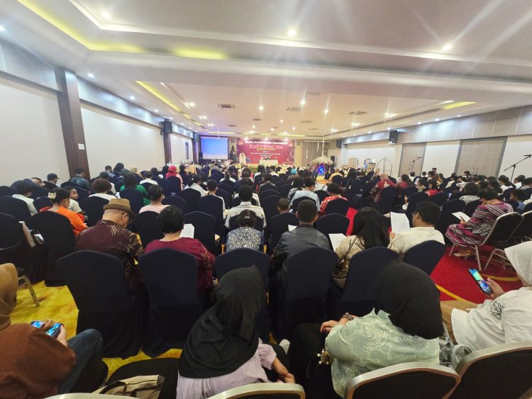 Natal dan Lepas Sambut Tahun Baru 2026 Jurnalis se-Papua yang berlangsung di Suni Hotel Sentani, Kabupaten Jayapura. (Foto: Cornelia Mudumi)