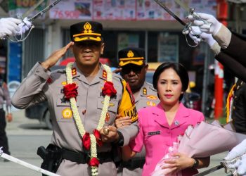 Tongkat Komando Polres Jayapura Beralih ke AKBP Dionisius Helan