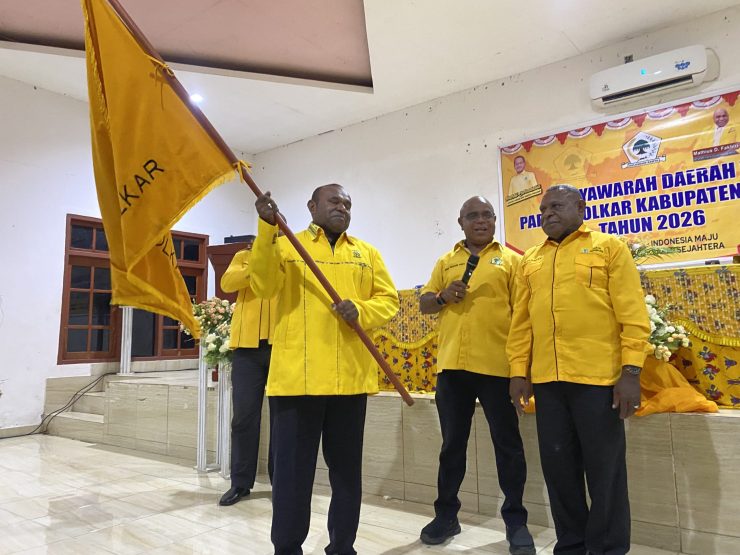 Golkar Sarmi Dorong Dominggus Catue Perkuat Mesin Partai di Kota Ombak