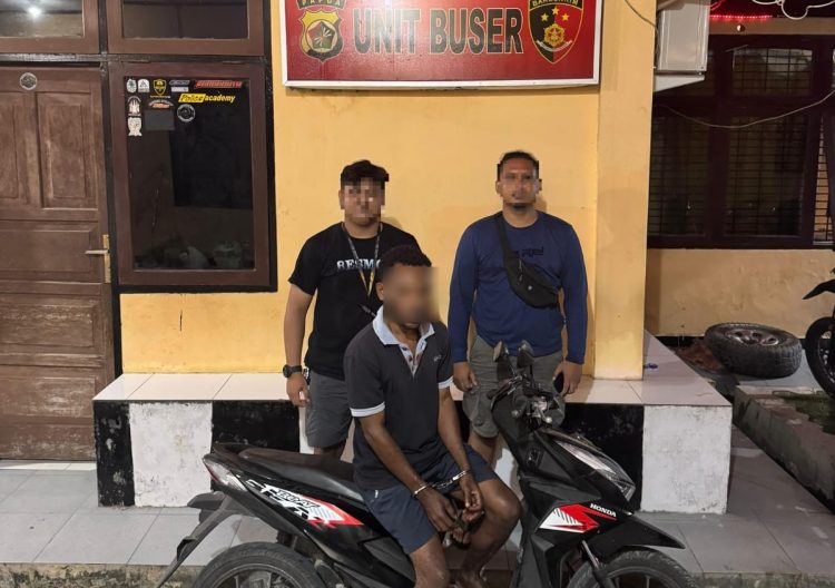 Terduga pelaku berinisial YP (23), berstatus mahasiswa berhasil diamankan. (Foto: Istimewa)