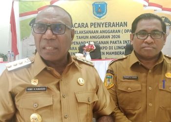 Bupati Mamberamo Raya Rolling 26 Pejabat OPD, Fokus Tingkatkan Kinerja 2026
