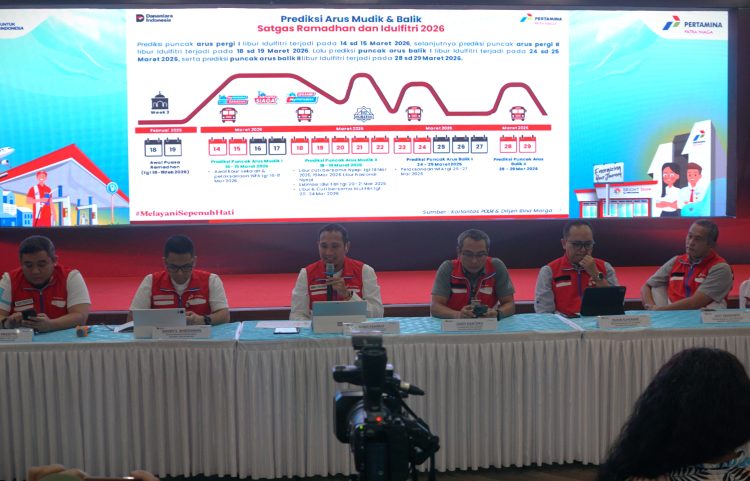 Press Conference Satuan Tugas Ramadan dan Idulfitri 2026 PT. Pertamina Patra Niaga di Kota Jayapura, Papua, Jumat (13/3/2026). Foto: Darul Muttaqin