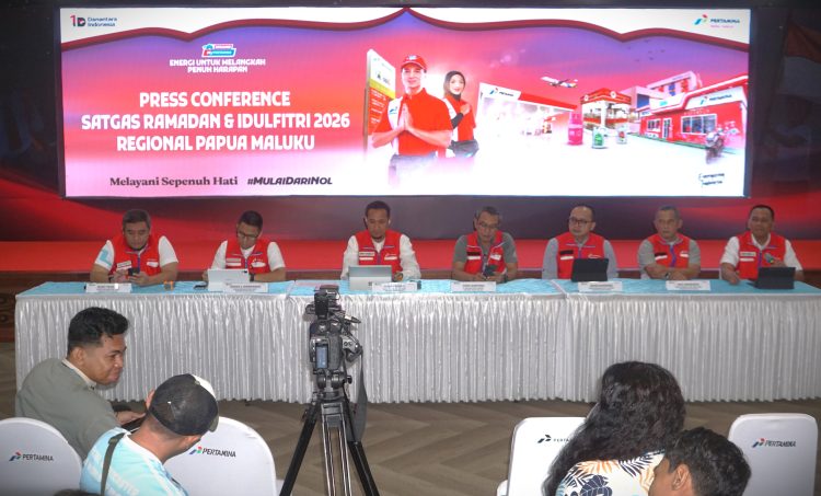 Press Conference Satgas Ramadan dan Idulfitri 2026 Regional Papua Maluku. (Foto: Darul Muttaqin)