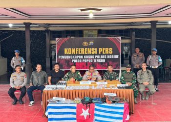 Kamp KKB di Nabarua Dibongkar, Aparat Gabungan Amankan Ratusan Amunisi dan Uang Puluhan Juta