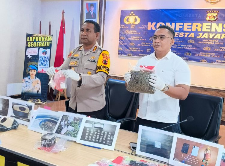 Sat Narkoba Polresta Amankan Bandar Sabu, 35 Paket Disita. (Foto: Cornelia Mudumi)
