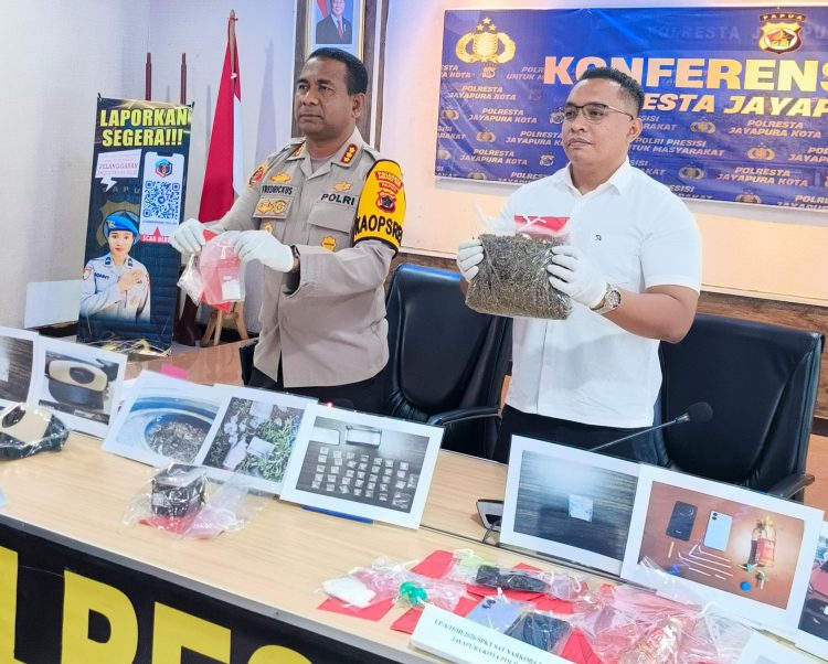 Sat Narkoba Polresta Amankan Bandar Sabu, 35 Paket Disita. (Foto: Cornelia Mudumi)