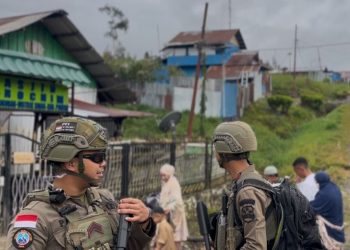 Idul Fitri di Sinak Aman, Satgas Cartenz Perkuat Stabilitas Kamtibmas