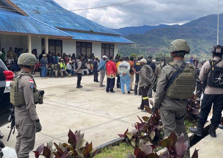 Aparat Kawal Aksi Warga di Ilaga, Satgas Damai Cartenz Pastikan Situasi Papua Tetap Kondusif