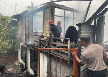 Kebakaran Rumah di Dok V Jayapura Utara Berhasil Dipadamkan