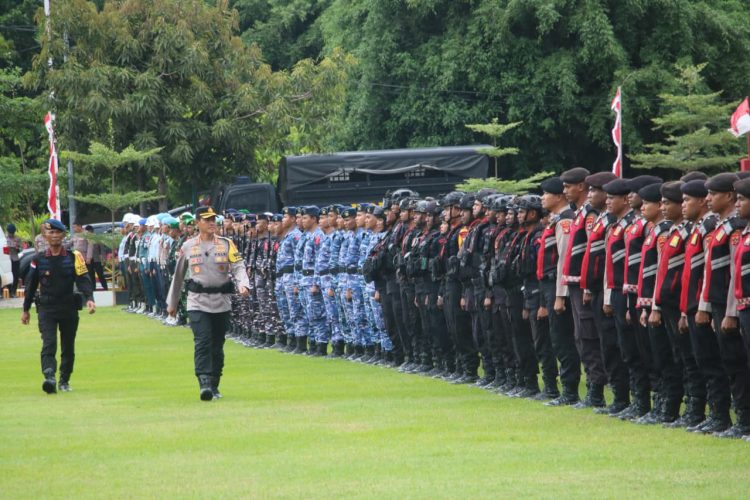 Apel Gelar Pasukan Operasi Ketupat Cartenz 2026. (Foto: Istimewa)
