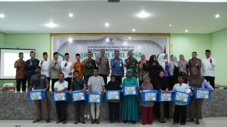Penyaluran 500 paket santunan Hari Raya. (Foto: Istimewa)