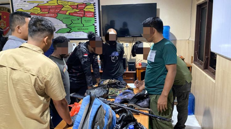 Satgas Cartenz Ungkap Jaringan Pemasok Senjata KKB di Papua. (Foto: Istimewa)