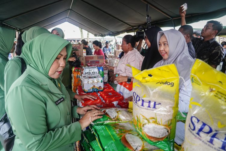 Bazar Ramadan Kodam XVII/Cenderawasih. (Foto: Istimewa)