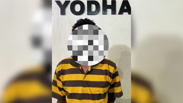 Pelaku berinisial JS berhasil diamankan Tim Opsnal Sat Reskrim Polres Merauke. (Foto: Istimewa)