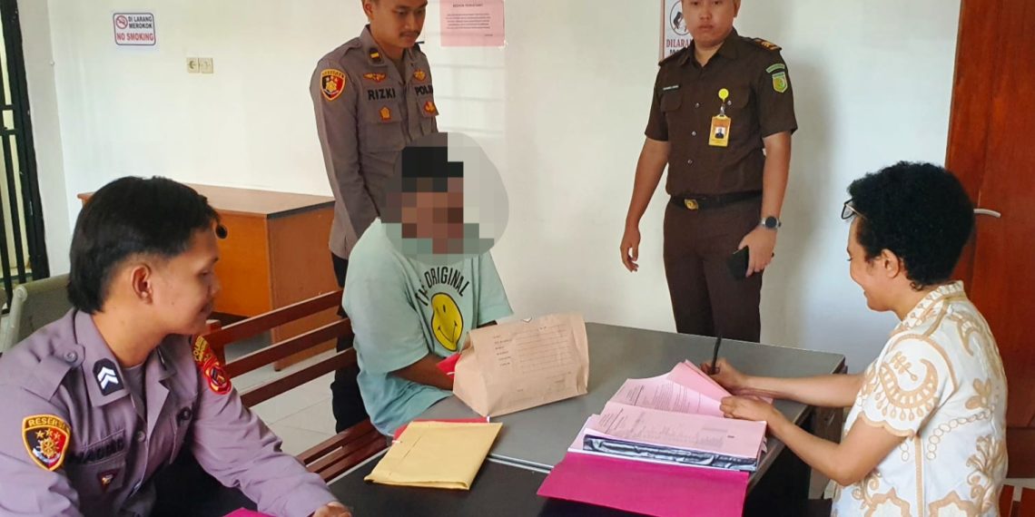 Pelaku KDRT hingga Korban Meninggal Dunia Diserahkan ke Jaksa. (Foto: Istimewa)