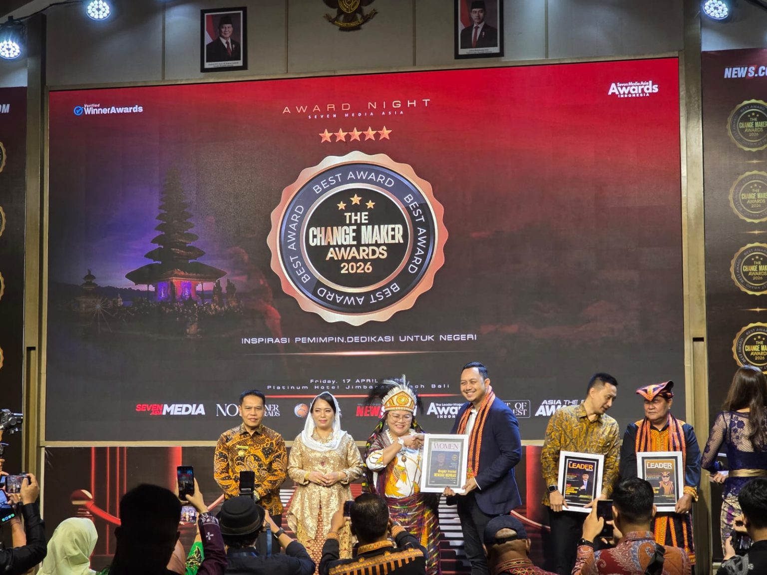 The Change Maker Awards 2026 yang diselenggarakan oleh Seven Media Asia. (Foto: Istimewa)