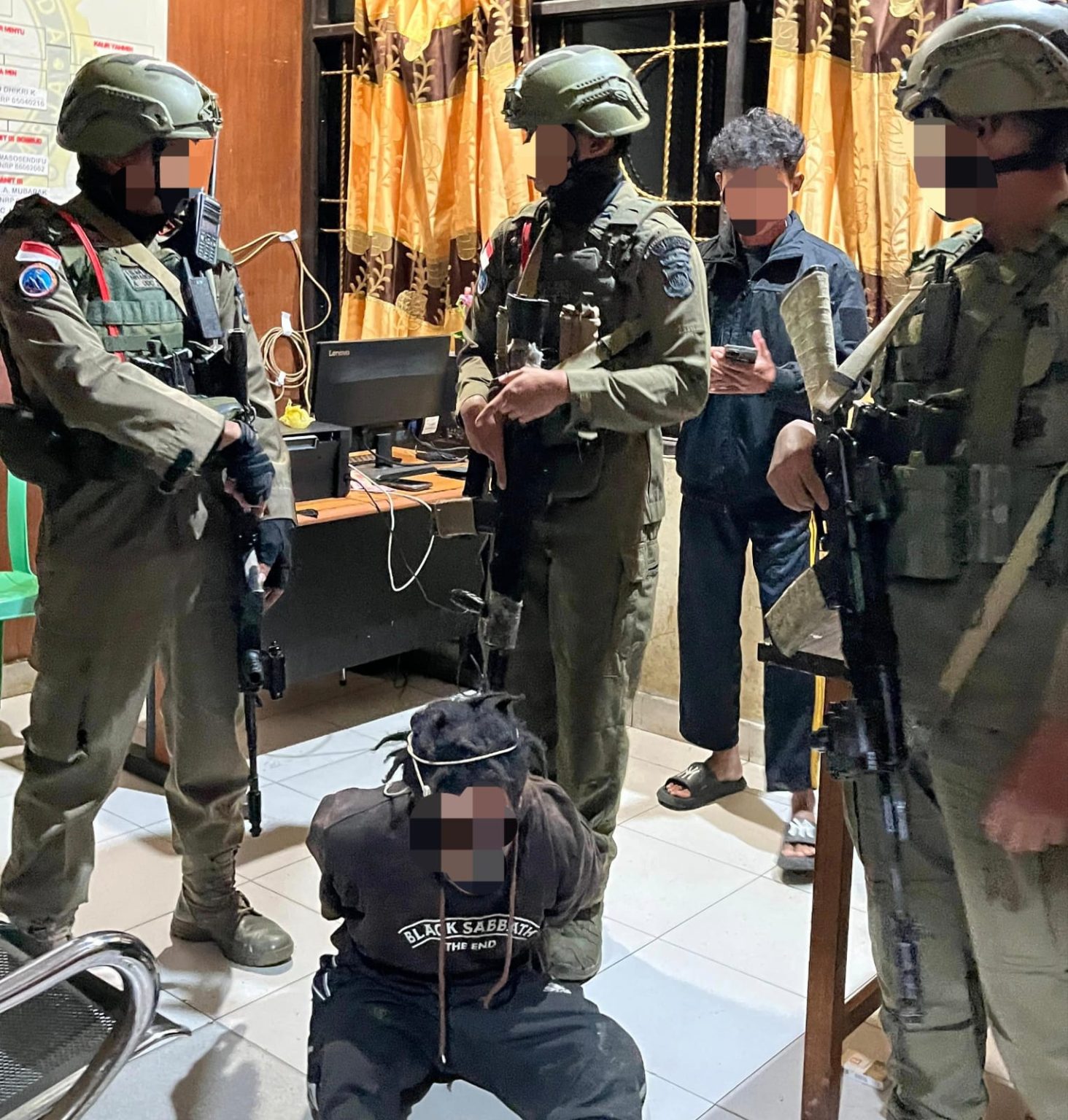 DPO Pembunuhan Ditangkap, Dua Pentolan KKB Diamankan. (Foto: Istimewa)