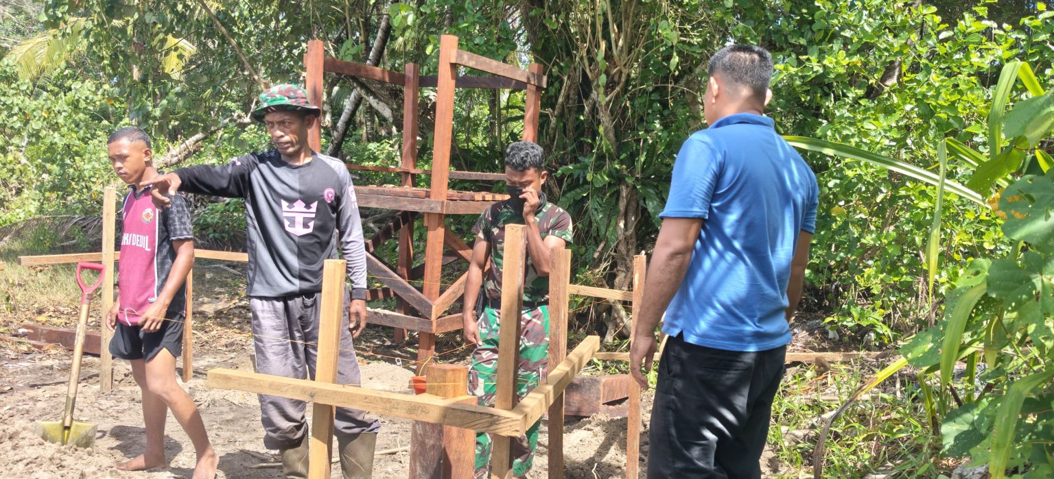 Pembangunan 5 unit MCK umum guna memenuhi kebutuhan sanitasi dan kebersihan masyarakat. (FOTO: Istimewa)