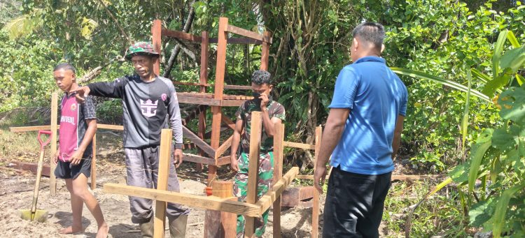 Pembangunan 5 unit MCK umum guna memenuhi kebutuhan sanitasi dan kebersihan masyarakat. (FOTO: Istimewa)