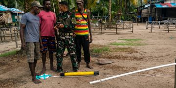 Satgas TMMD Kodim 1710/Mimika Identifikasi Titik Air, Proyek 5 Sumur Bor Segera Dibangun