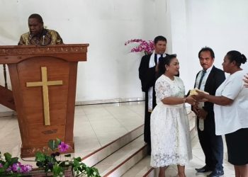 Penataan Halaman GKI Zoar Abeale Rampung, Buah Persembahan Keluarga Yonas Kenelak