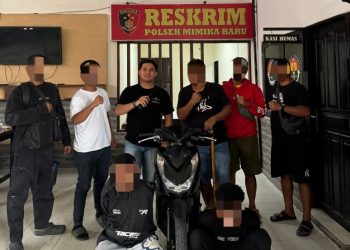 Dua Pelaku Curanmor Diciduk di Jalan Kartini