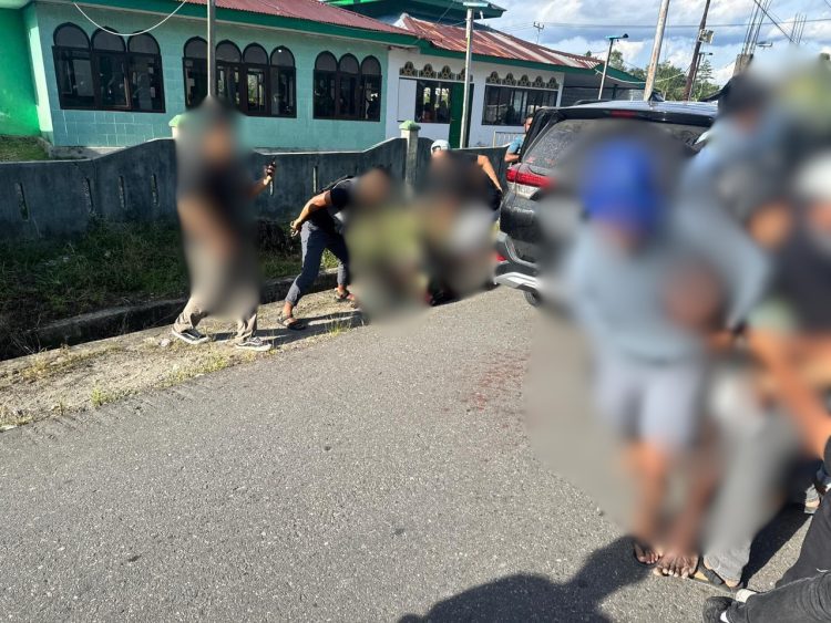 Pelaku Ditangkap Polisi dalam Aksi Pembunuhan di Timika. (Foto: Istimewa)