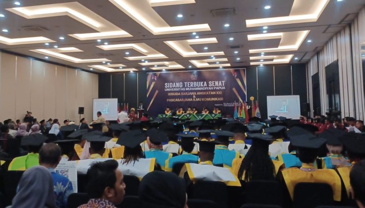 Wisuda ke-21 Universitas Muhammadiyah Papua, Lulusan Diminta Kontribusi Nyata untuk Papua