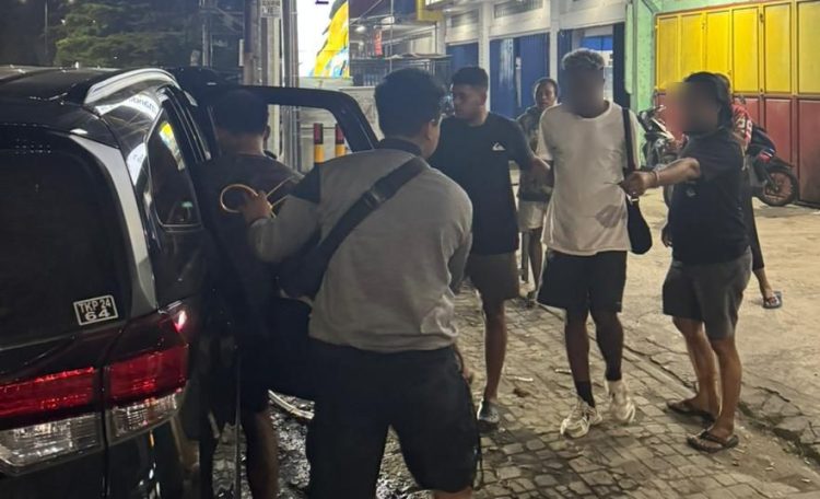 Polres Jayapura Amankan Pelaku Pengeroyokan. (Foto: Istimewa)
