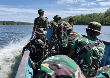 Ratusan Personel Satgas TMMD Ke-128 Berangkat Menuju Kampung Keakwa