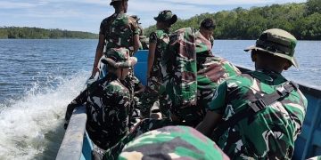 Ratusan Personel Satgas TMMD Ke-128 Berangkat Menuju Kampung Keakwa