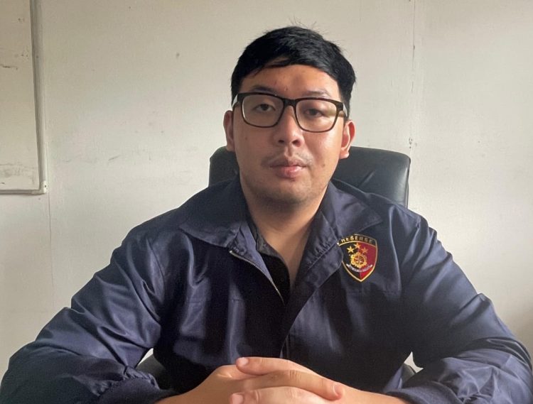 Kasat Reskrim, Iptu Aditama Tantowi saat memberikan keterangan pers. (Foto: Istimewa)