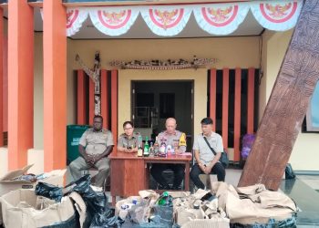 Polres Asmat Tindak Tegas Penjual Miras, Serahkan ke Satpol PP