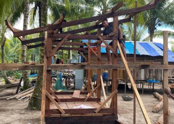 Progres Pembangunan MCK Umum TMMD Kodim 1710/Mimika Capai 25 Persen