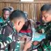 Tim Kesehatan Satgas TMMD Gerak Cepat Layani Warga yang Sakit